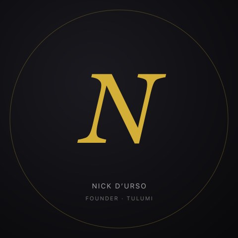 Nick D’Urso, Founder of Tulumi